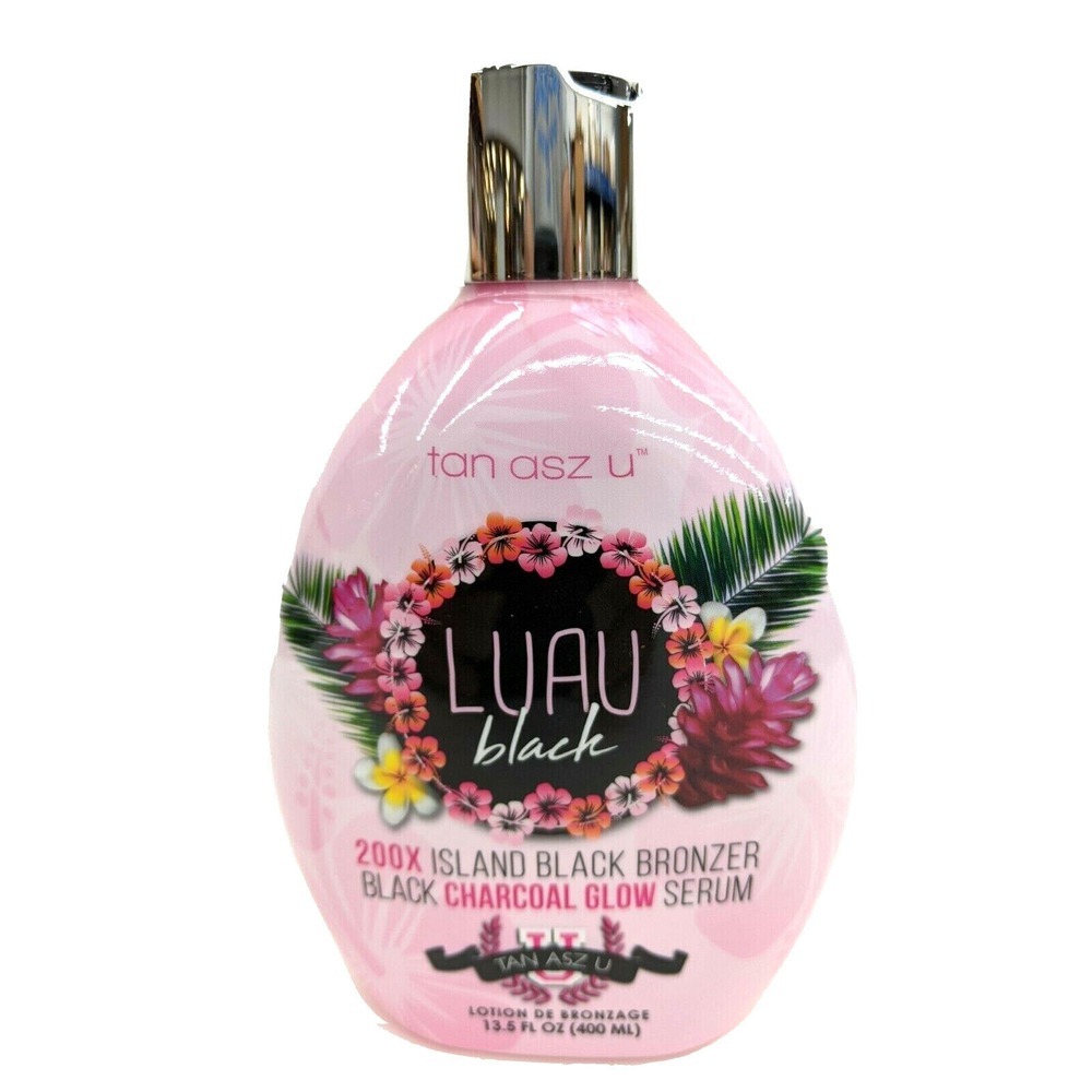 Tan Asz U Luau Black 200X Island Black Bronzer Indoor Tanning Bed Lotion 13.5 oz